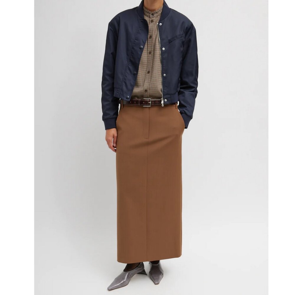 Tibi Eco Nylon Cropped Bomber